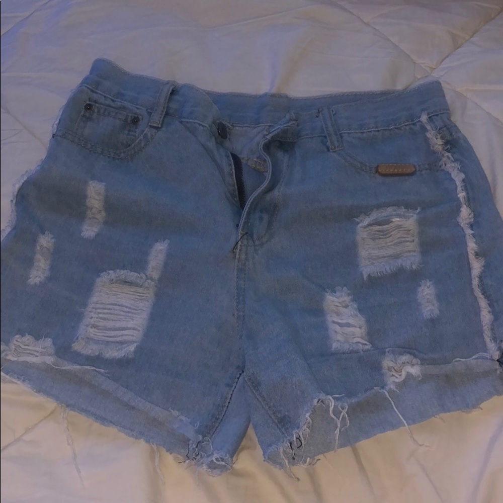 romwe ripped jeans